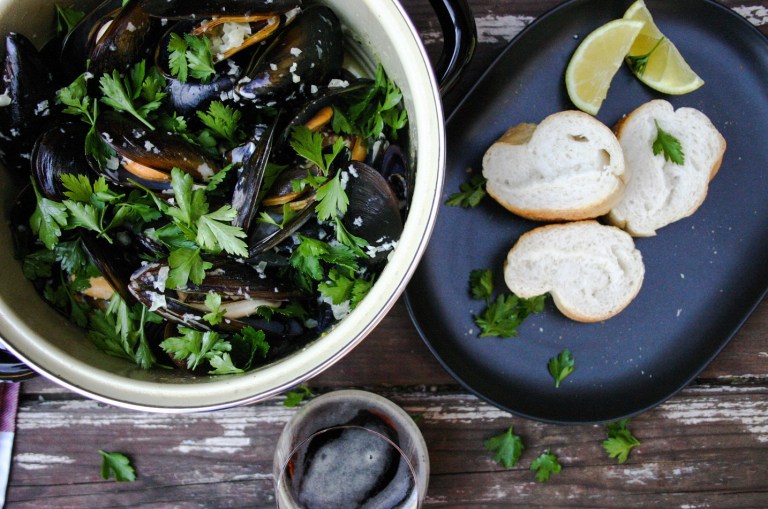 The Good Greeff-     Marseille mussels with parsley and crusty bread